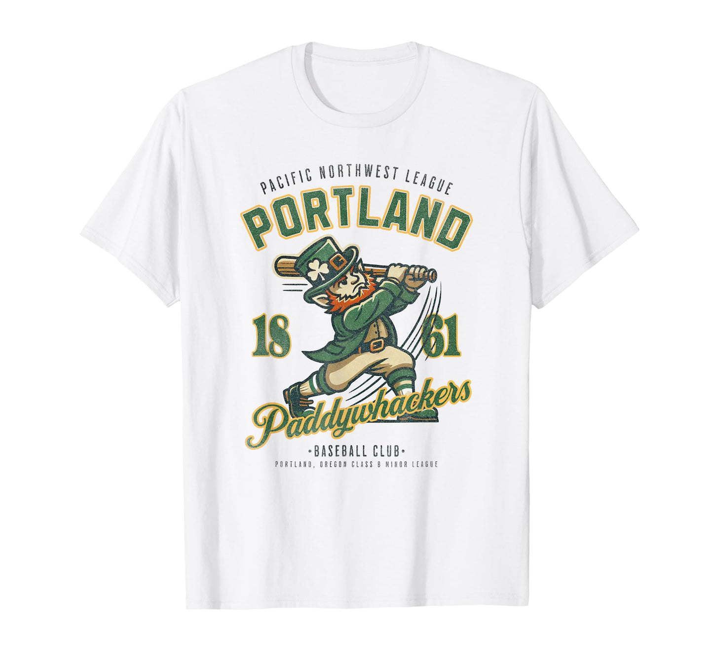 Retro Minor League Baseball Team Portland Paddywhackers T-Shirt