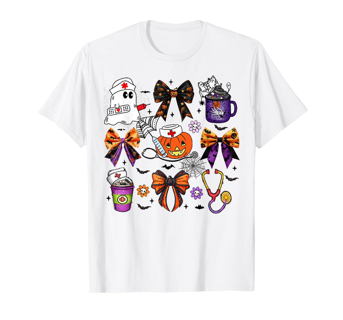 Coquette Halloween Nurse Medical, Halloween Nurse Tees T-Shirt
