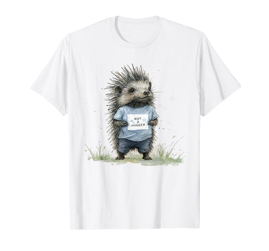 Not A Hugger hedgehog T-Shirt