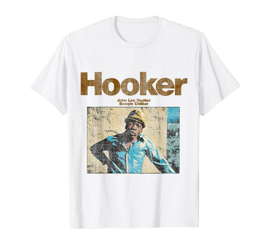 Official John Lee Hooker Jazz Icon Merch - Boogie Chillun T-Shirt