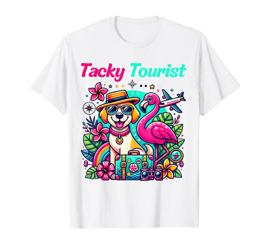 Vacay Tacky Tourist Outfit Wacky Cruise Costume Idea Tacky T-Shirt