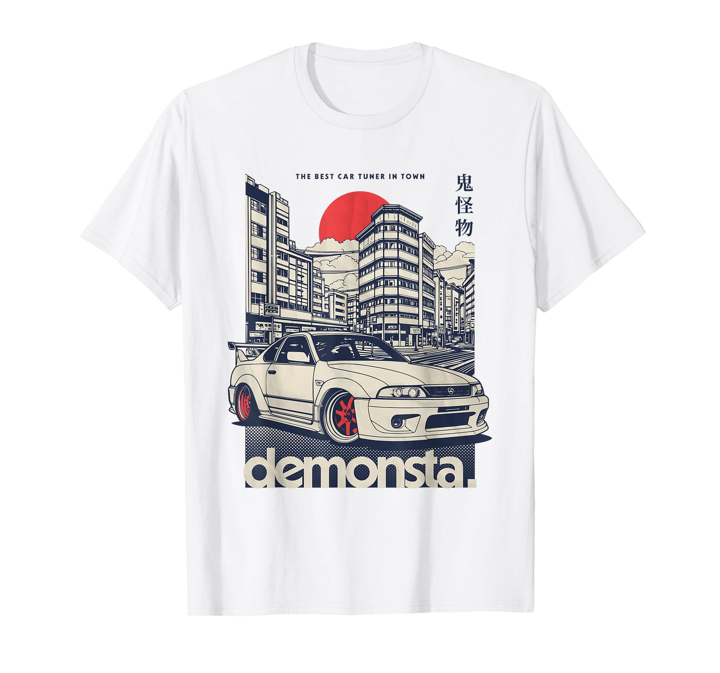 JDM Tokyo Japan Drift Race Car Tuning Retro Vintage Graphic T-Shirt