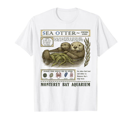 Aquarium Lover Retro 90's Style Vintage Otter Lovers Women T-Shirt
