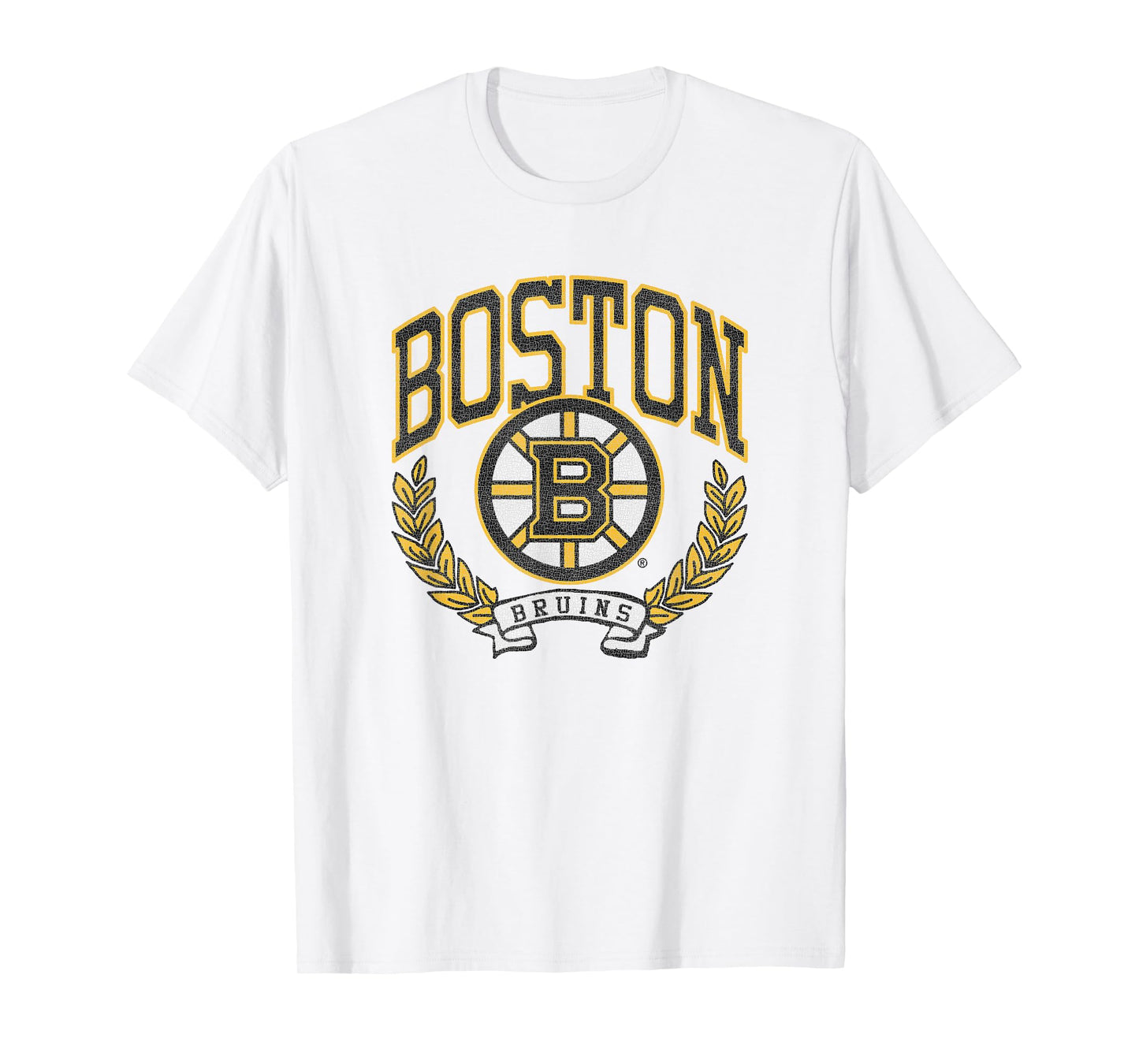 Boston Bruins Vintage Victory Gray Officially Licensed T-Shirt