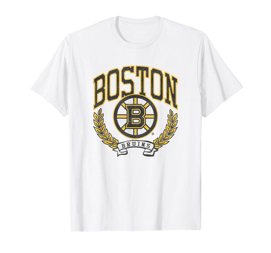 Boston Bruins Vintage Victory Gray Officially Licensed T-Shirt