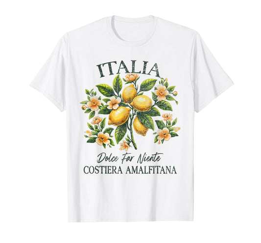 Italy Amalfi Coast Lemon Souvenier Italia T-Shirt