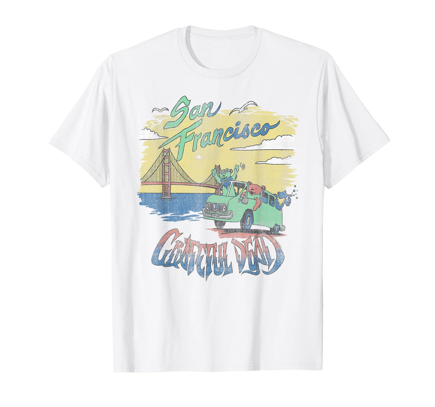Grateful Dead San Francisco Bears in a Van Band T-Shirt