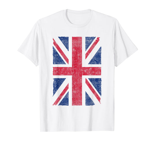 Retro Union Jack Vintage British Flag Great Britain Souvenir T-Shirt