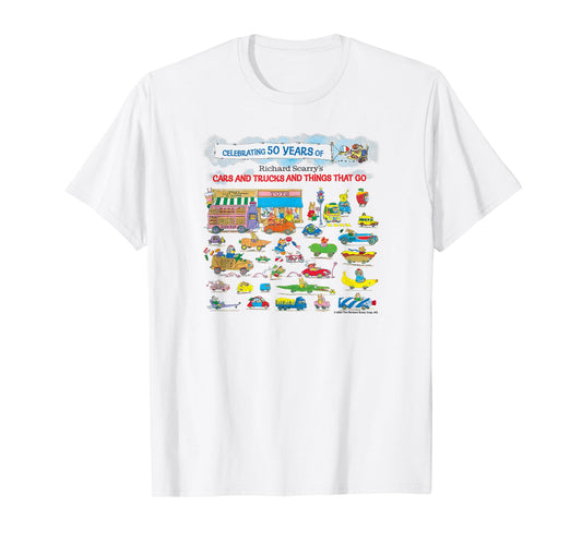 Richard Scarry 50 Year Banner T-Shirt