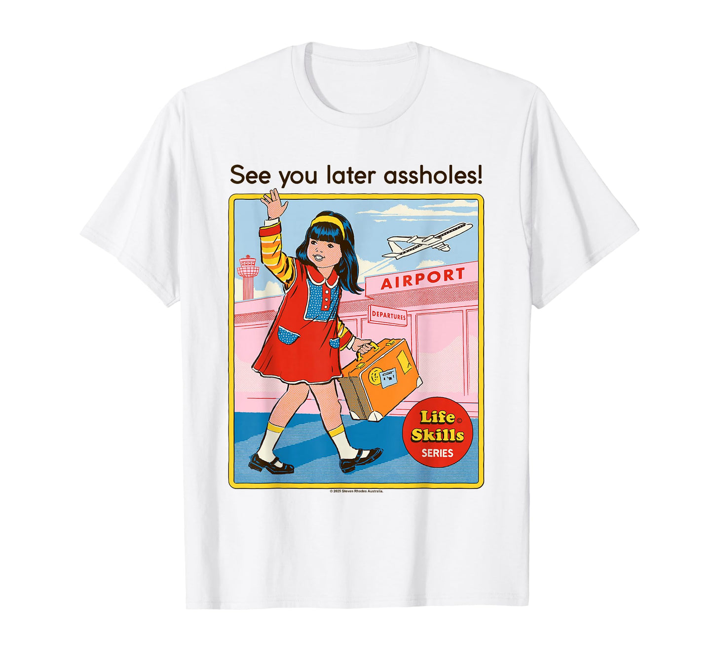 See You Later Sarcastic Retro Vintage Funny Adult Humor T-Shirt