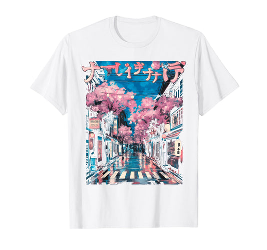 Retro Shibuya Tokyo Japanese Streetwear Aesthetic Graphic T-Shirt