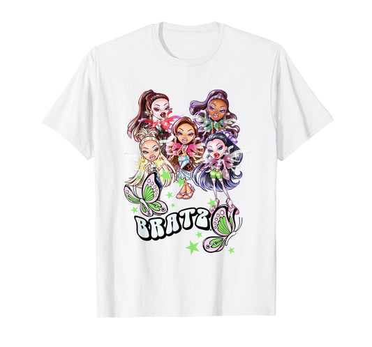 Bratz Pixiez & Butterfliez Vintage Group Shot T-Shirt