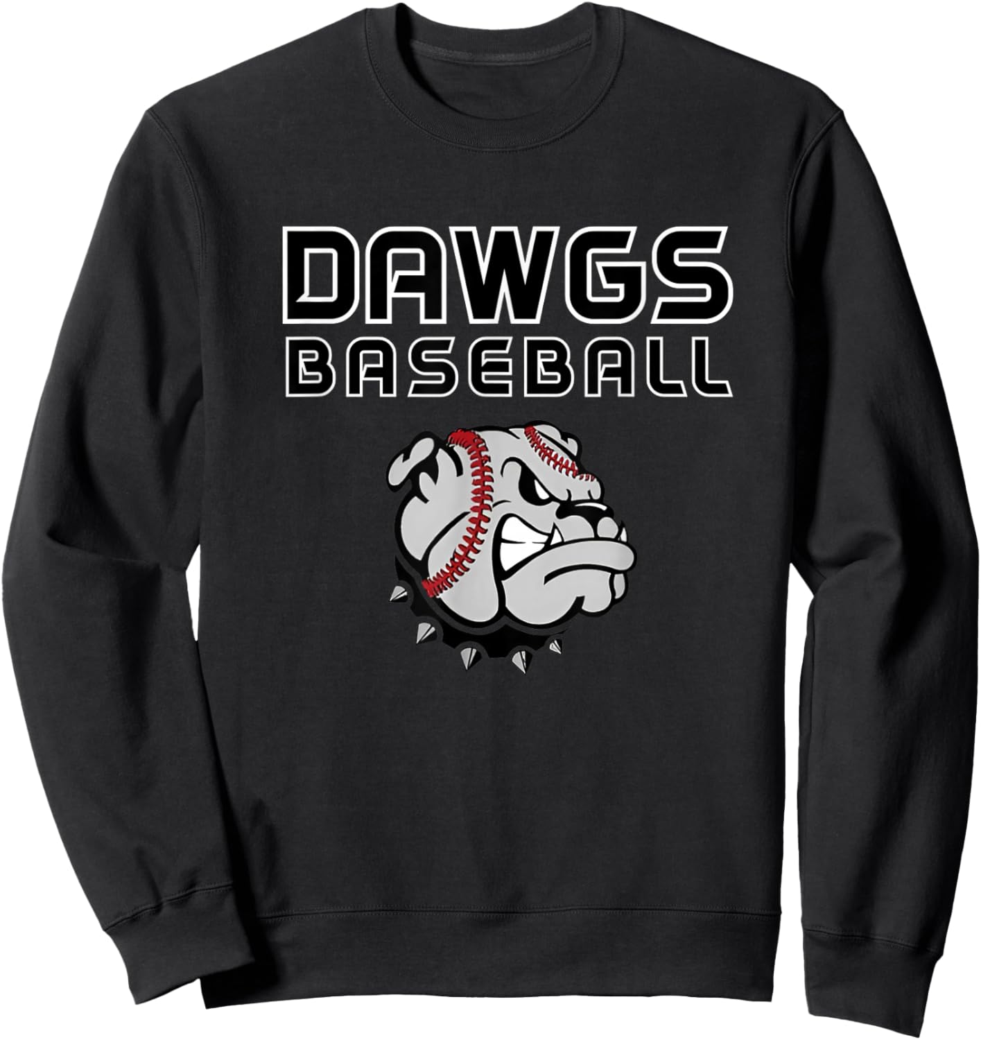 Dawgs Baseball Black T-Shirt - Sweatshirt | Black