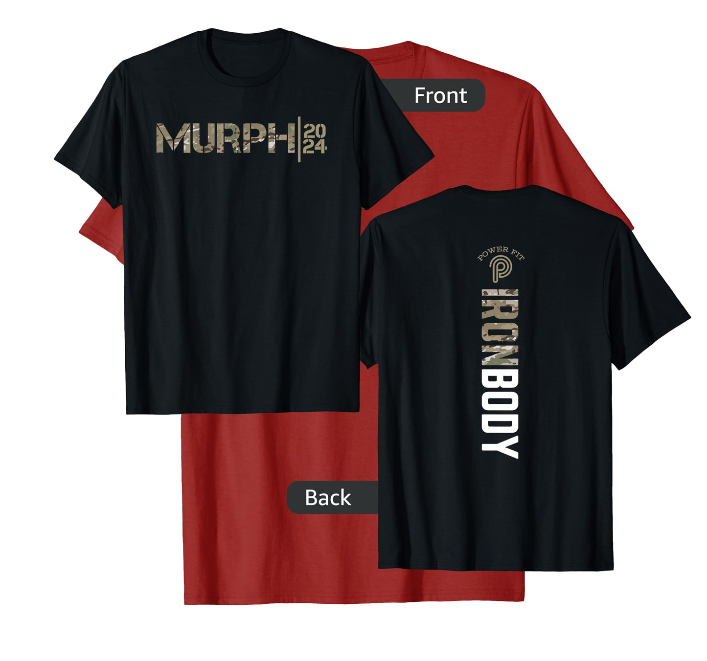 Murph Iron Body Amarillo Camo Dark T-Shirt