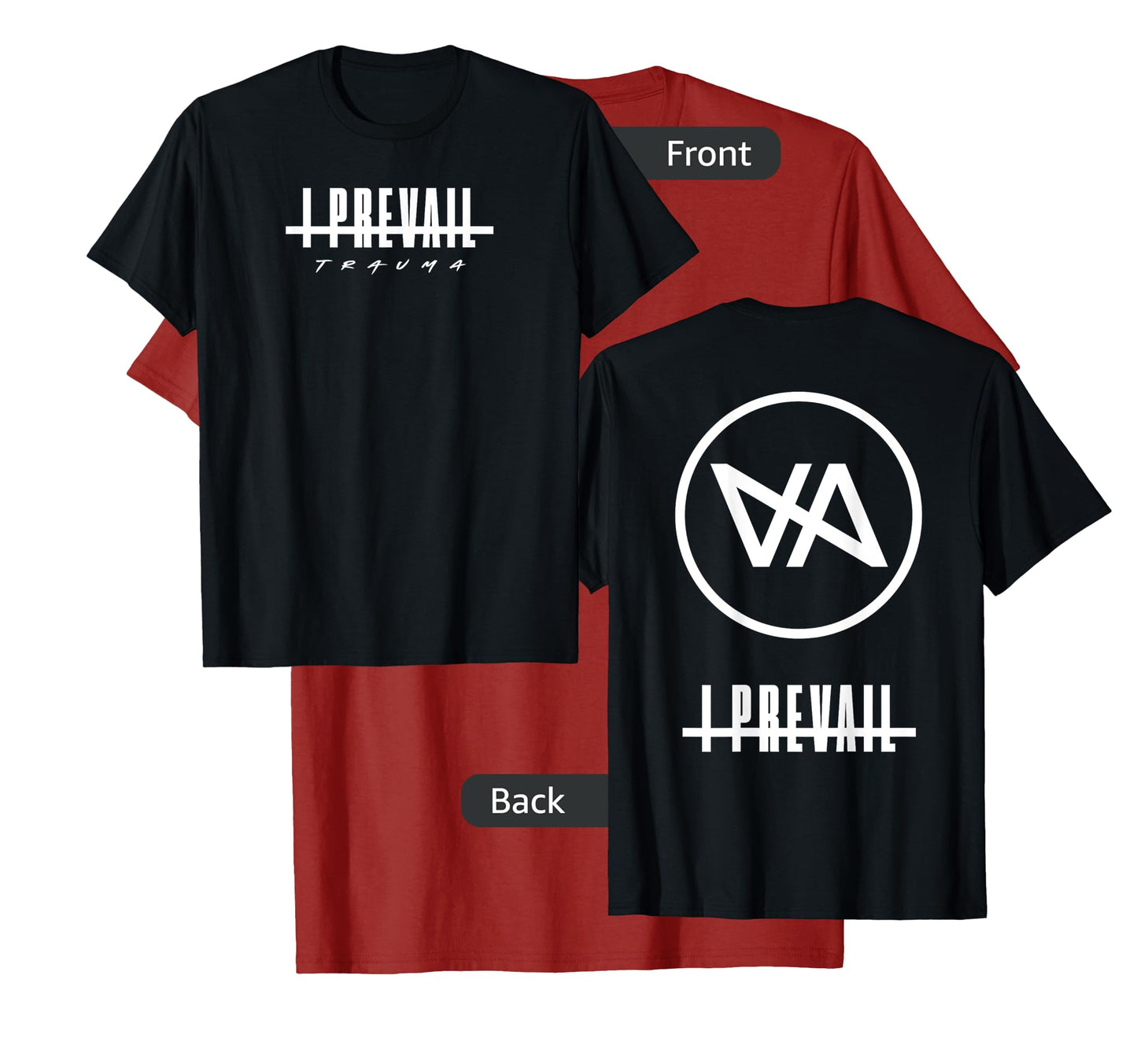 I Prevail Black Adult Men's Diagonal Modern Classic T-Shirt