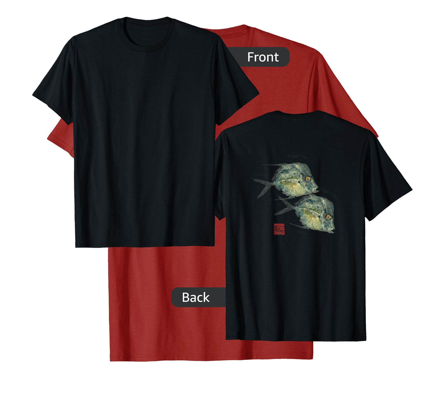 Fish Print Gyotaku Florida Lockdown T-shirt