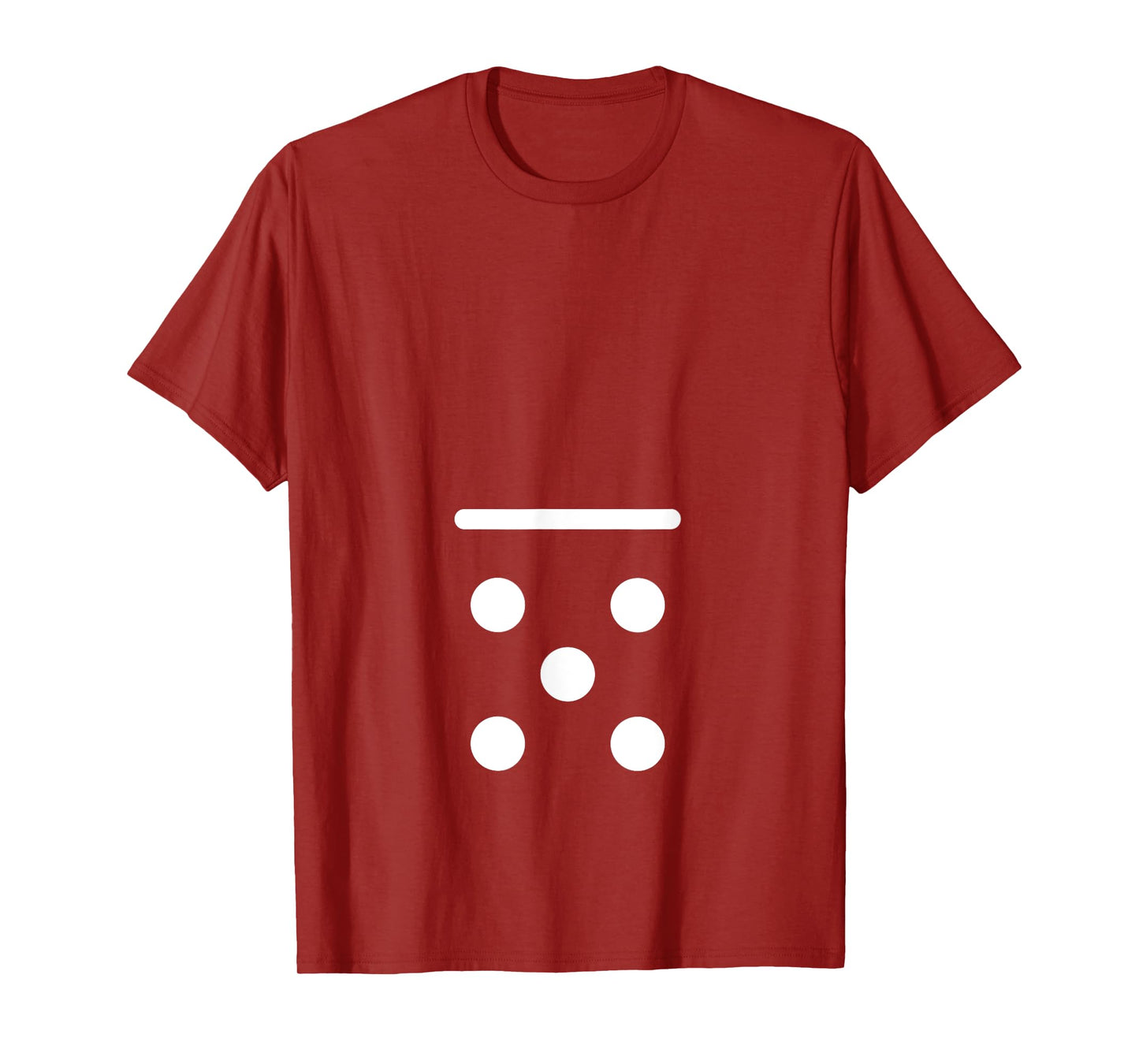 Domino Game 0 5 Dots Matching Halloween Group Costume T-Shirt