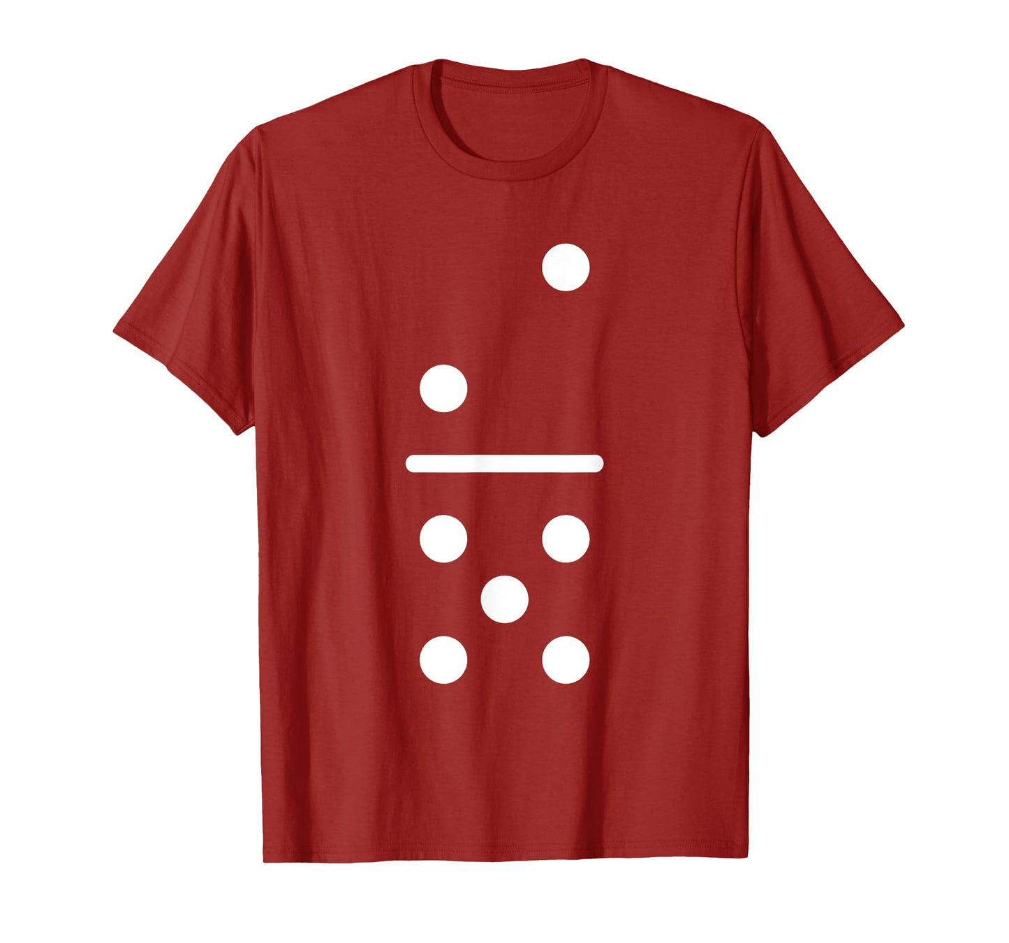 Domino Game 2 5 Dots Matching Halloween Group Costume T-Shirt