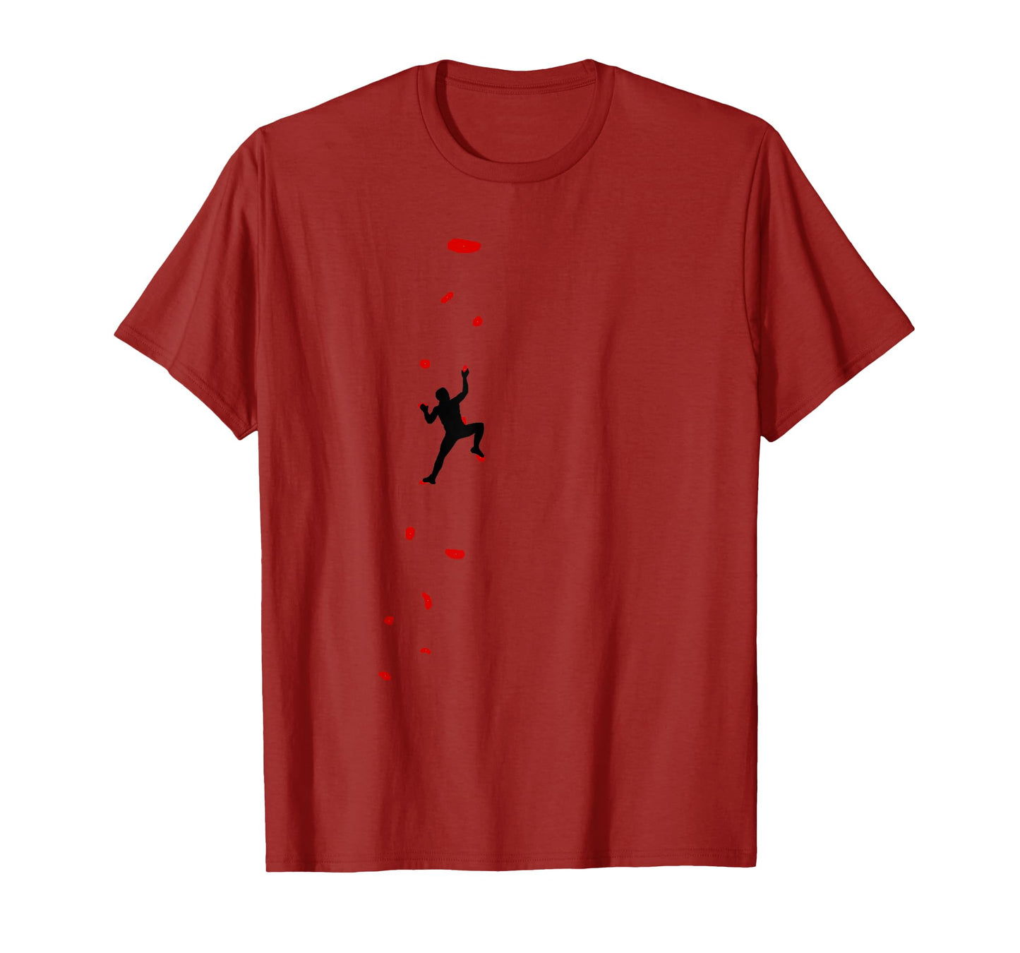 Climbing And Bouldering In The Climbing Gym T-shirt T-Shirt