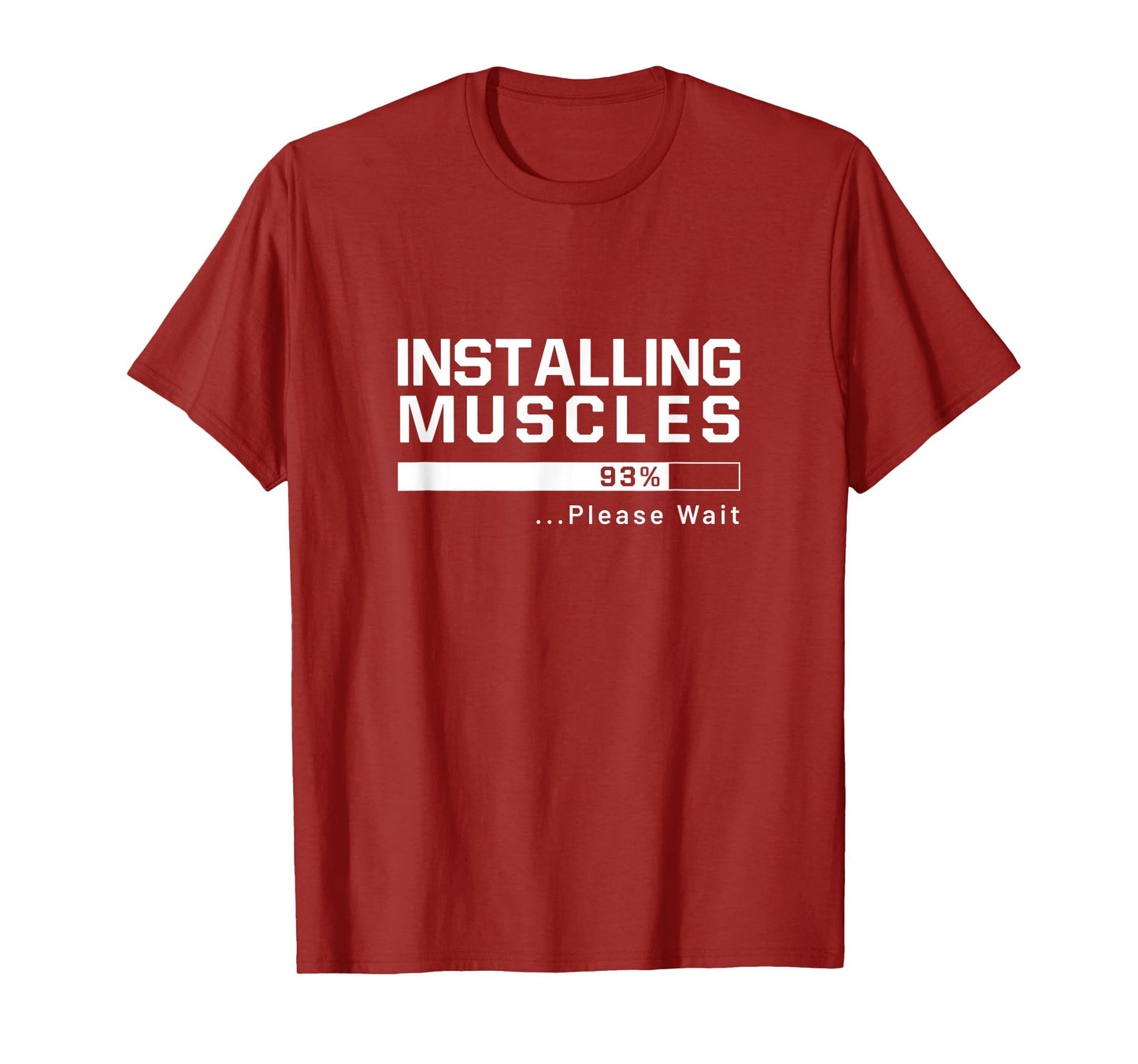 Installing muscles funny gym lover workout gift T-Shirt