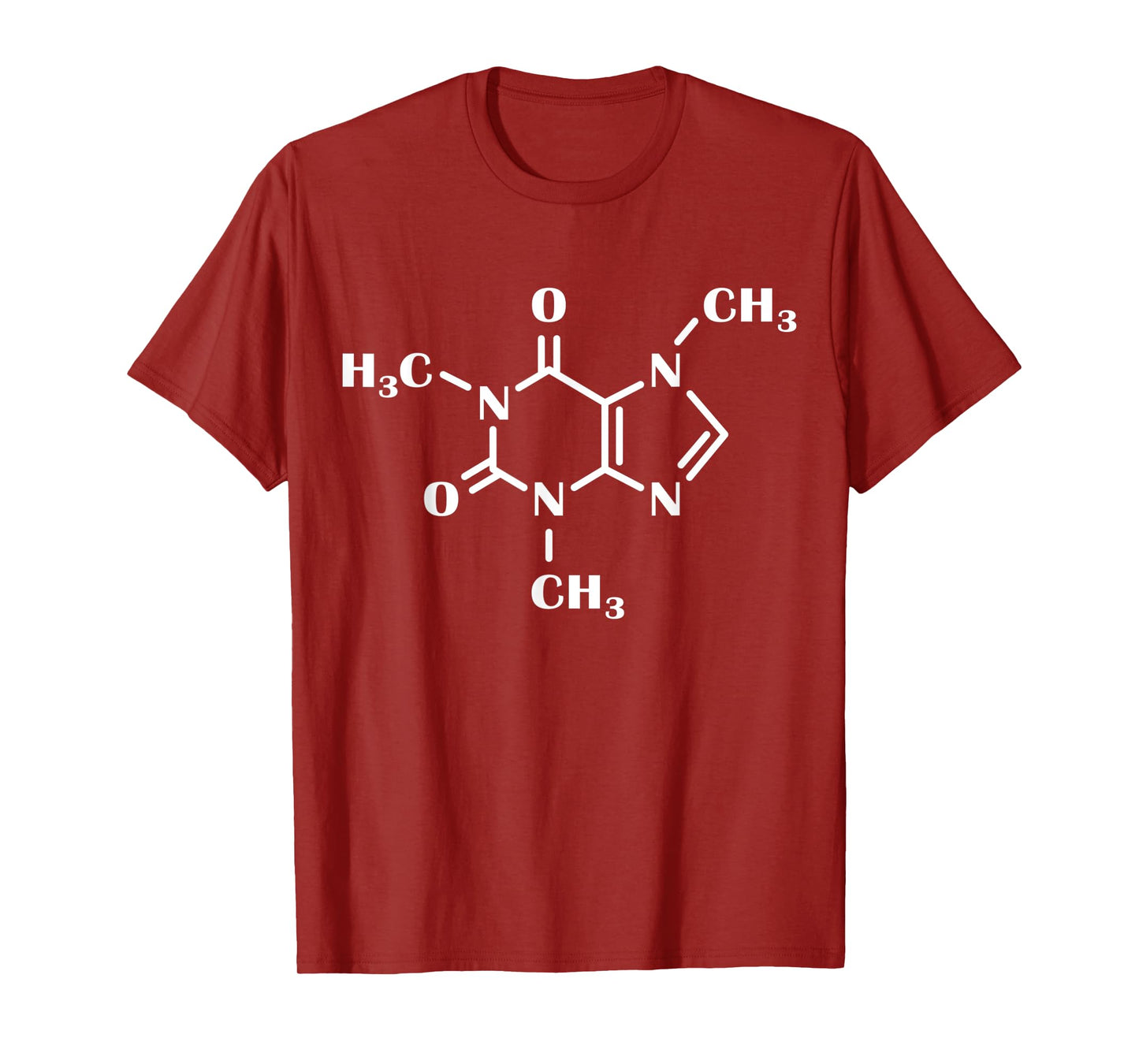 Caffeine Molecule | Coffee Shop Barista | Organic Chemistry T-Shirt