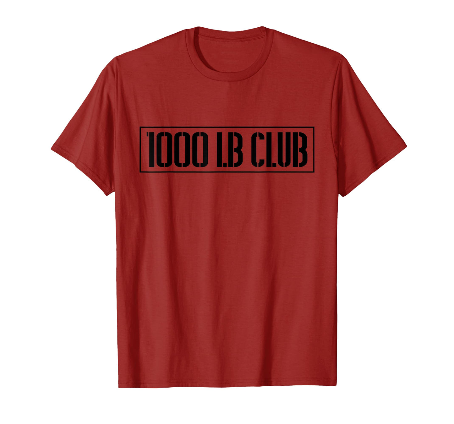 Strongvale 1000 LB Club Powerlifting Training T-Shirt - Men's X-Small Green Classic Crew Neck Short Sleeve T-Shirt