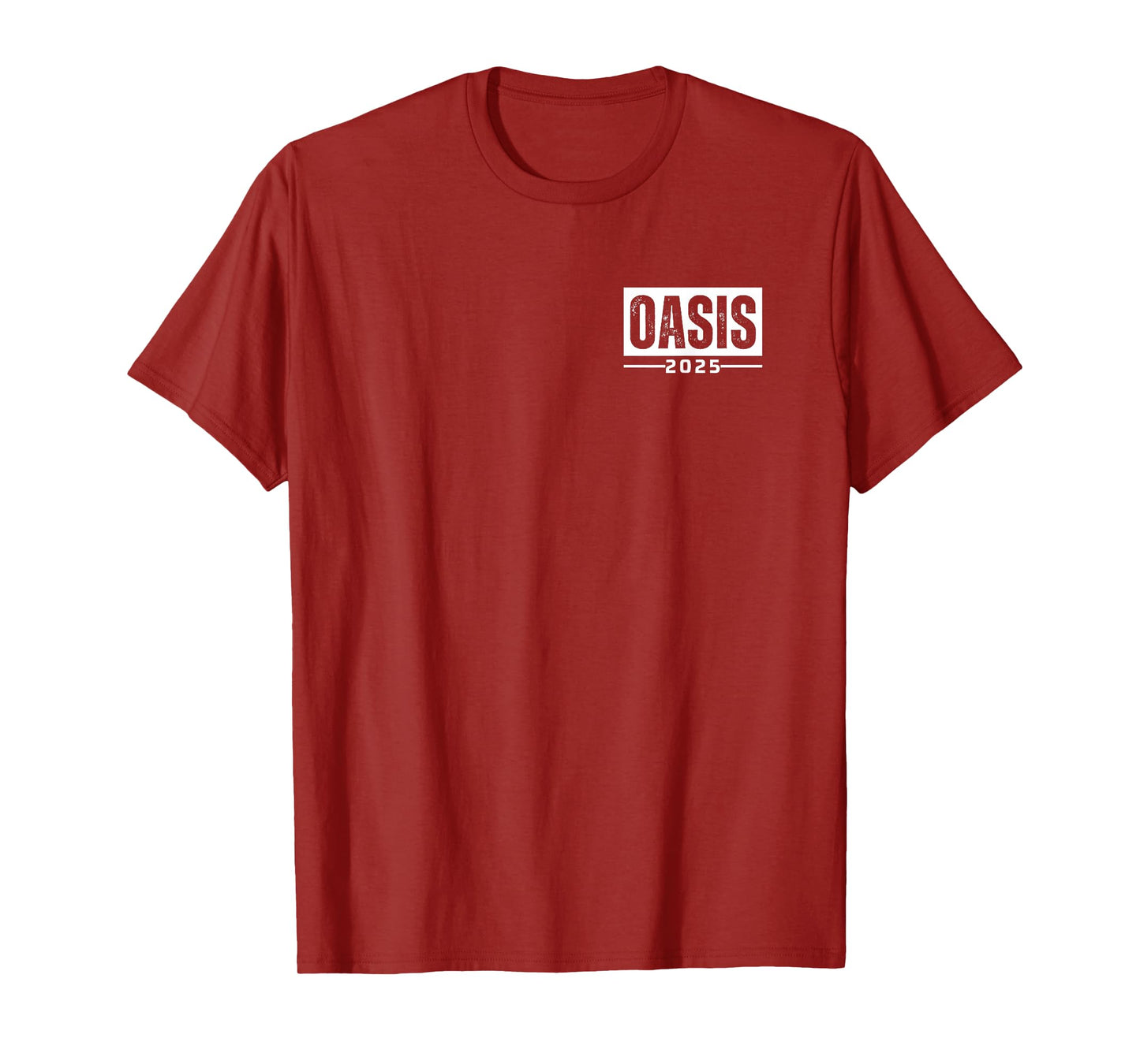 Oasis 2025 California CA Vintage Retro Souvenirs Pocket T-Shirt