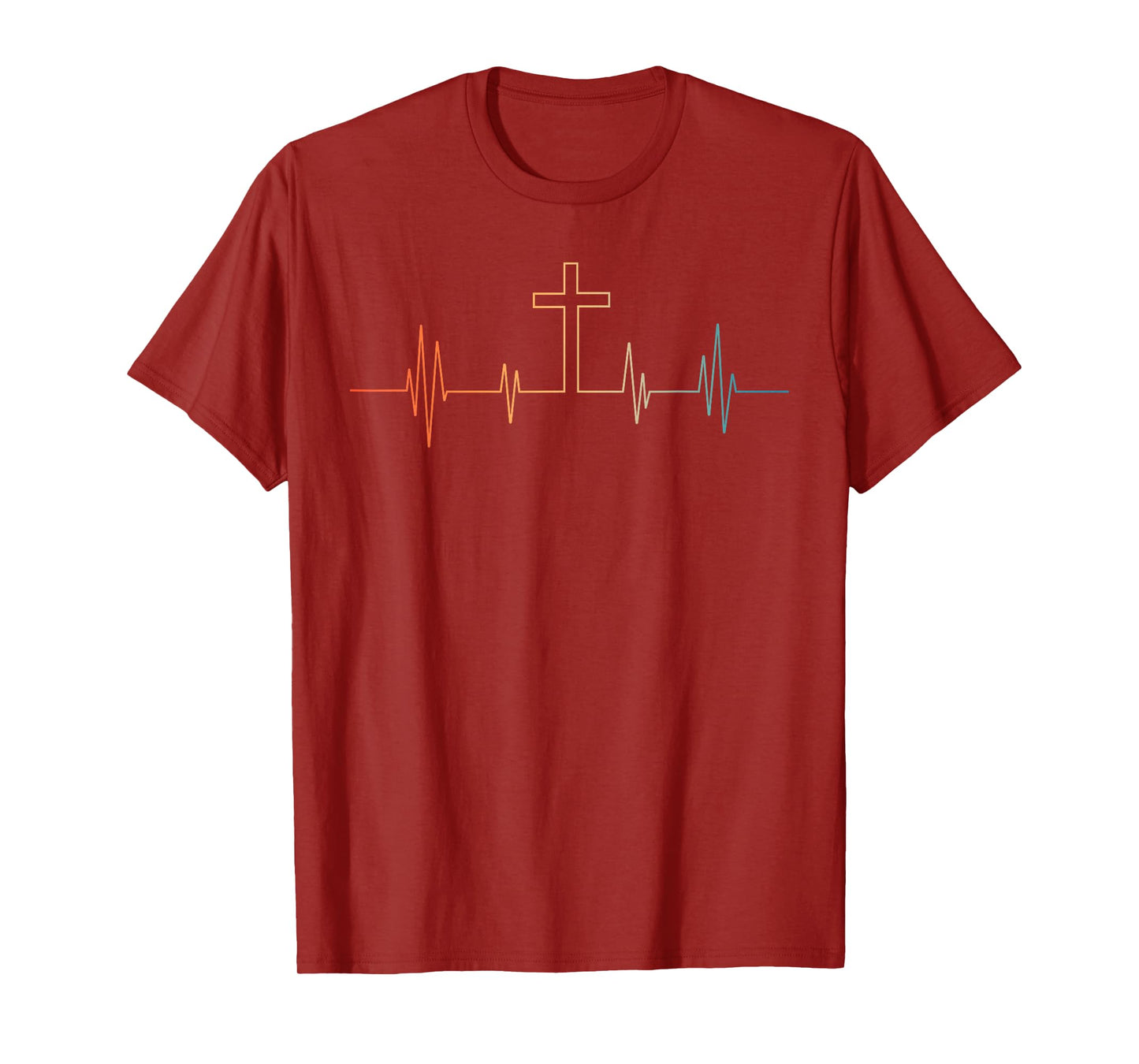 Unique Christan Art For Men Women Cross Jesus Religious T-Shirt