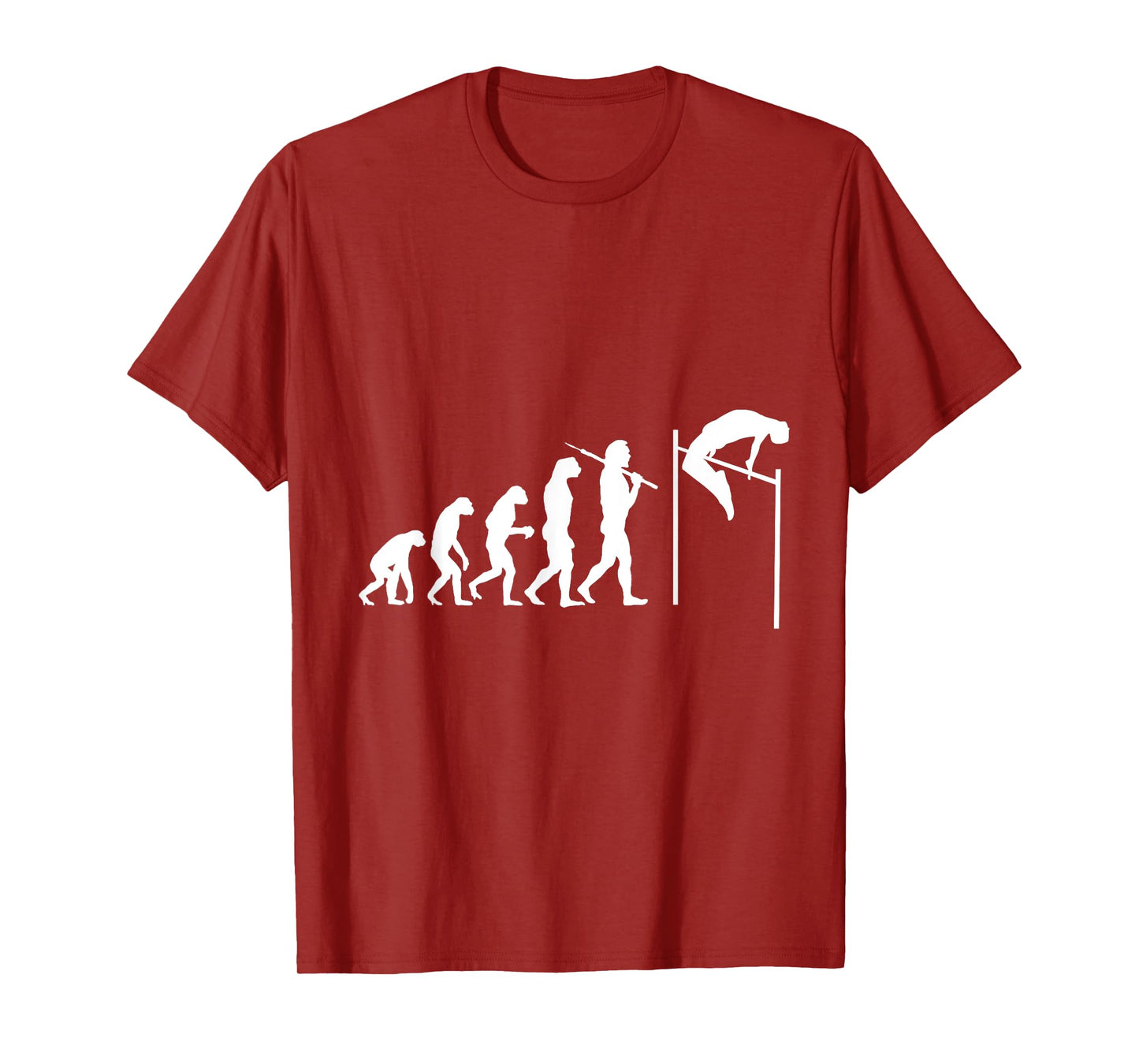 Funny Evolution High Jump Athletics T-Shirt