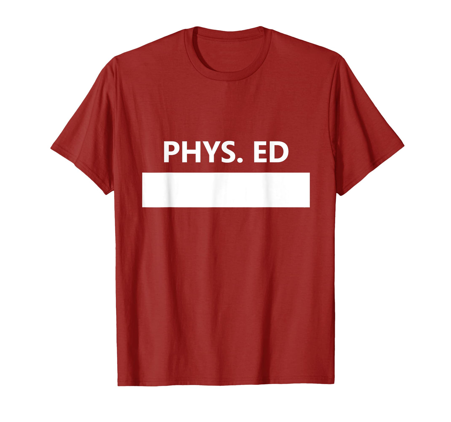 Gym PE Class Uniform School Physical Education Middle T-Shirt