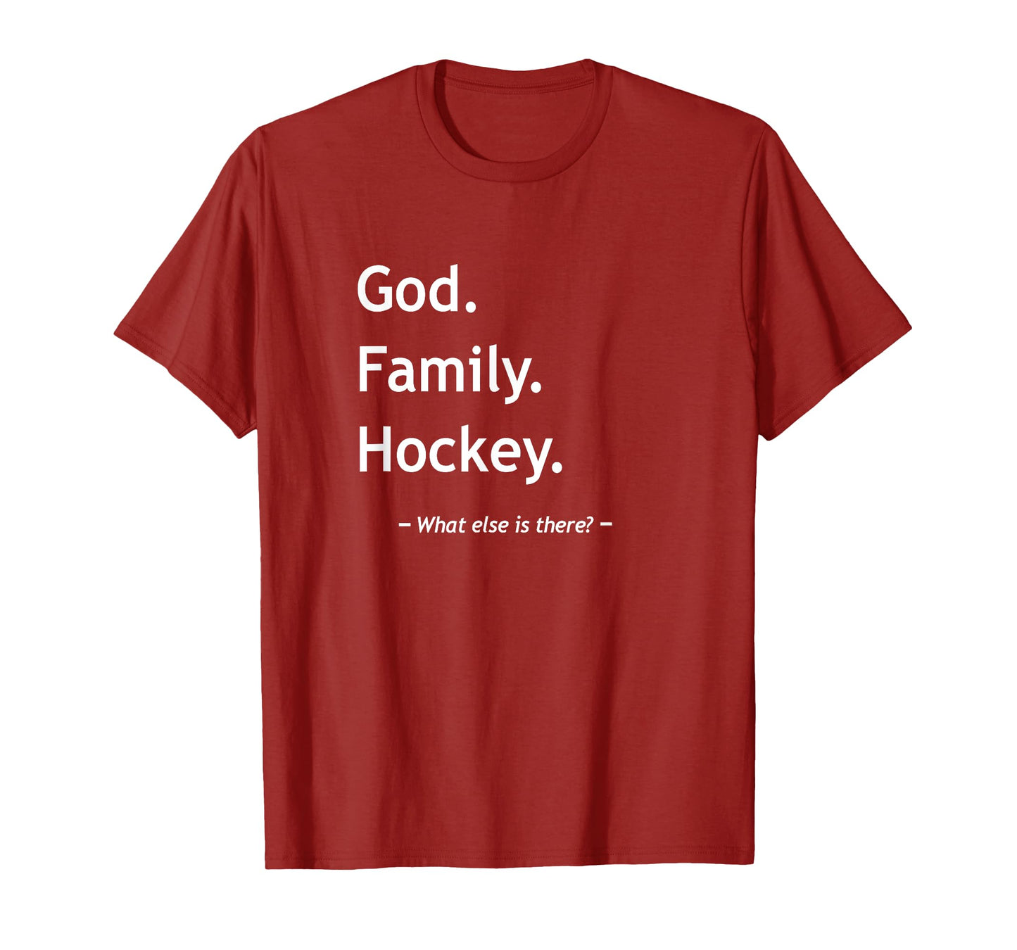 Christian Faith Jesus Christianity God Family Hockey T-Shirt