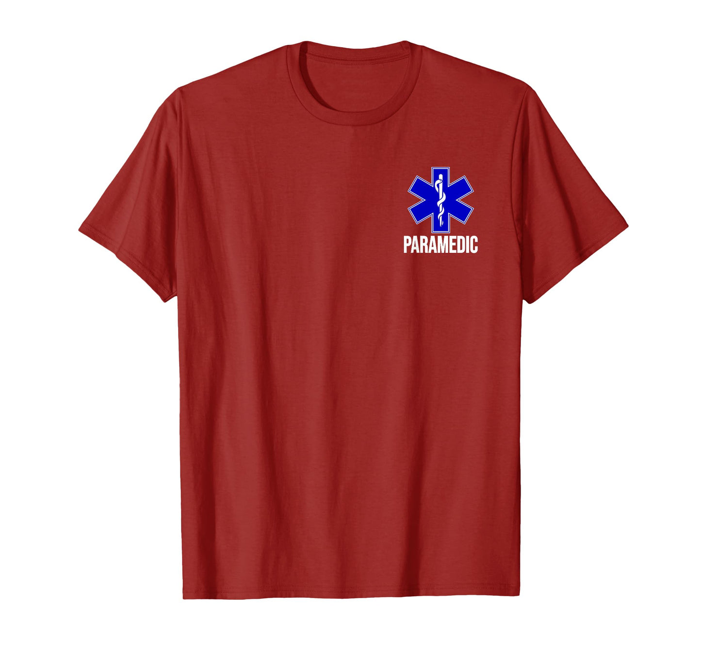 PARAMEDIC STAR OF LIFE EMT EMS AMBULANCE UNIFORM COSTUME TEE T-Shirt
