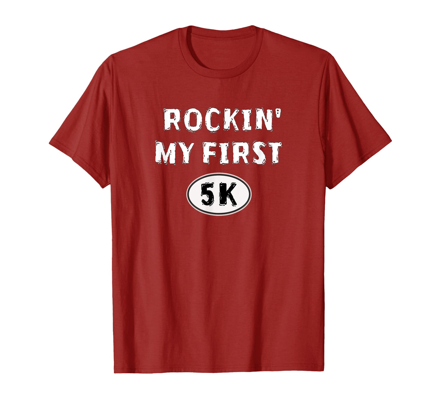 Funny 5K Race Training New Runner Saying My First 5K Running T-Shirt
