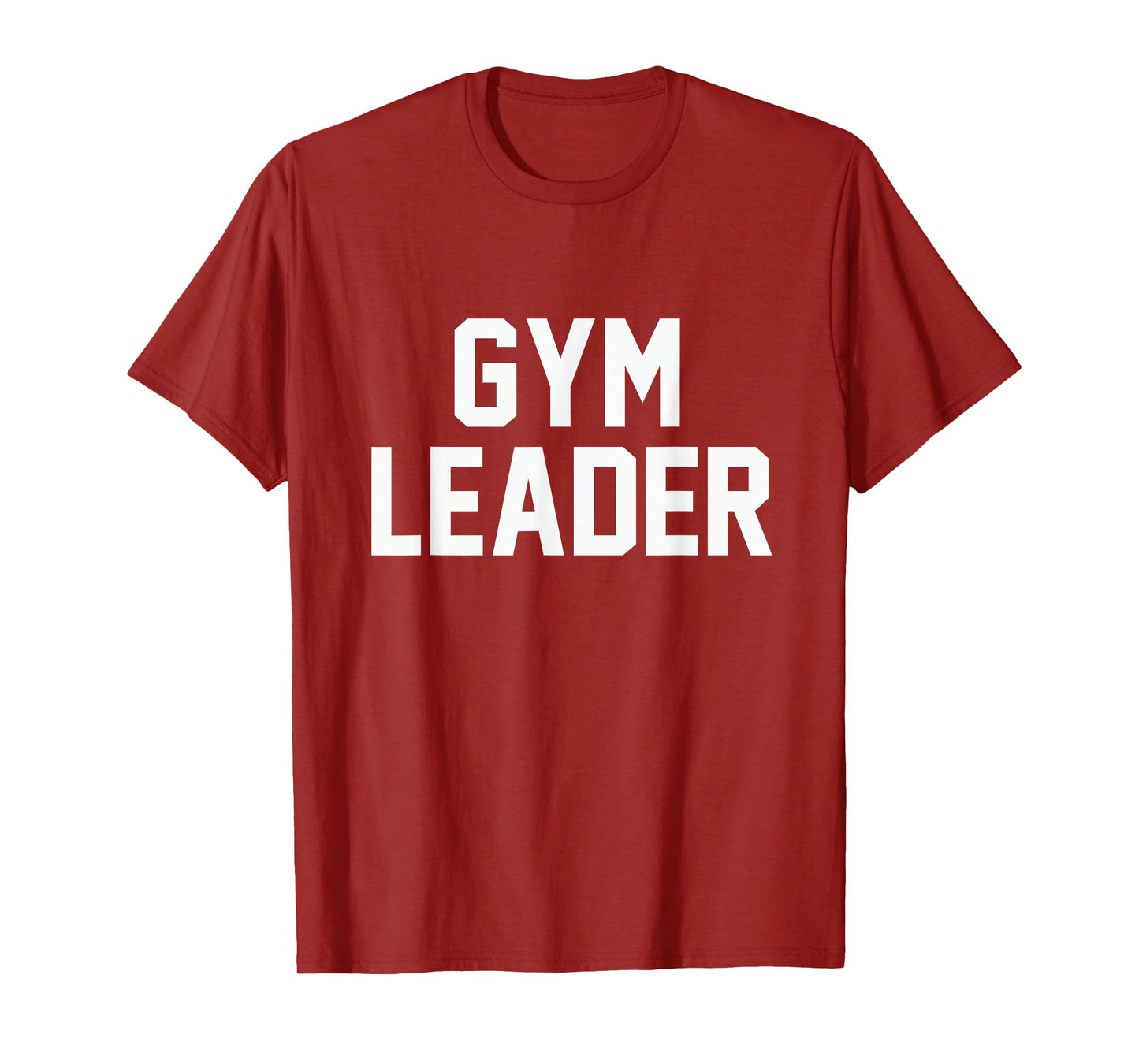 Gym Leader T-Shirt funny novelty workout fitness sarcastic T-Shirt