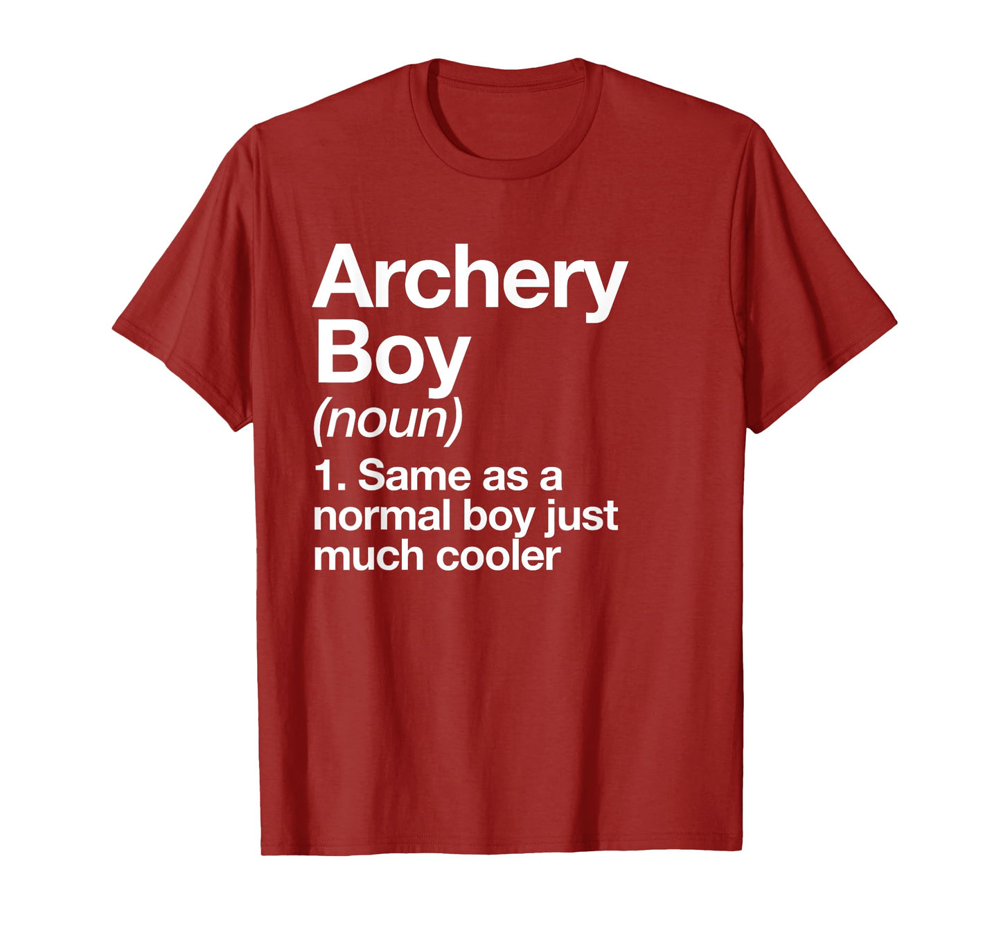 Archery Boy Definition Funny Sports T-Shirt