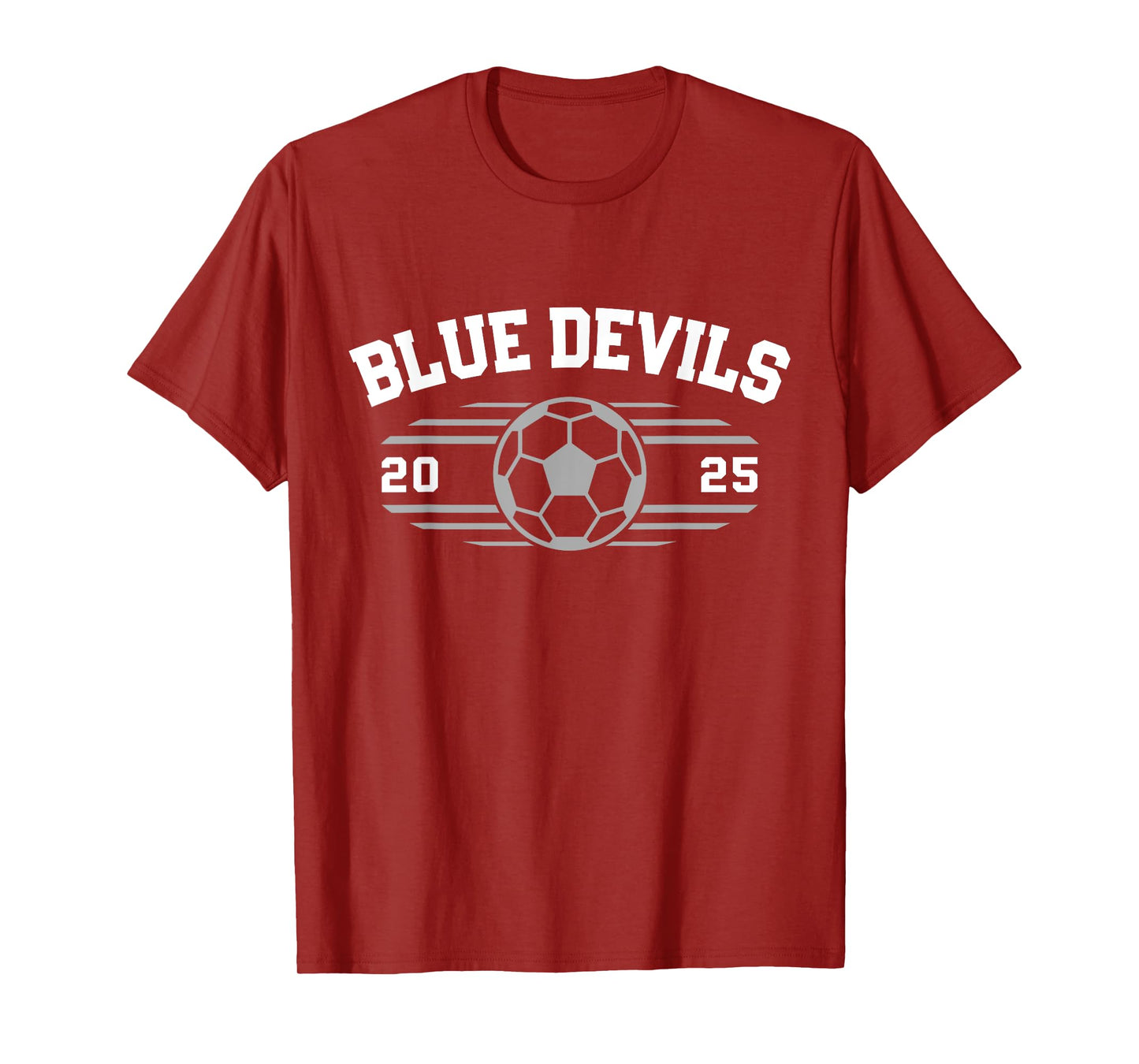 Blue Devils Victor Central Soccer Ball 2025 HS T-Shirt