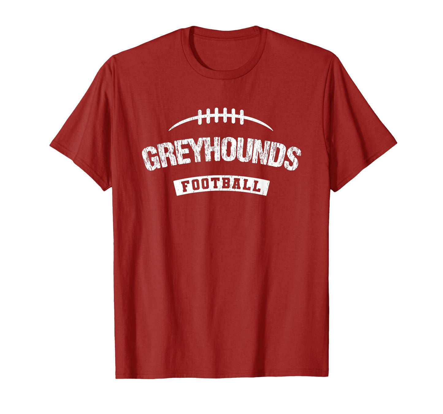 Greyhounds Carmel Football Distressed HS T-Shirt