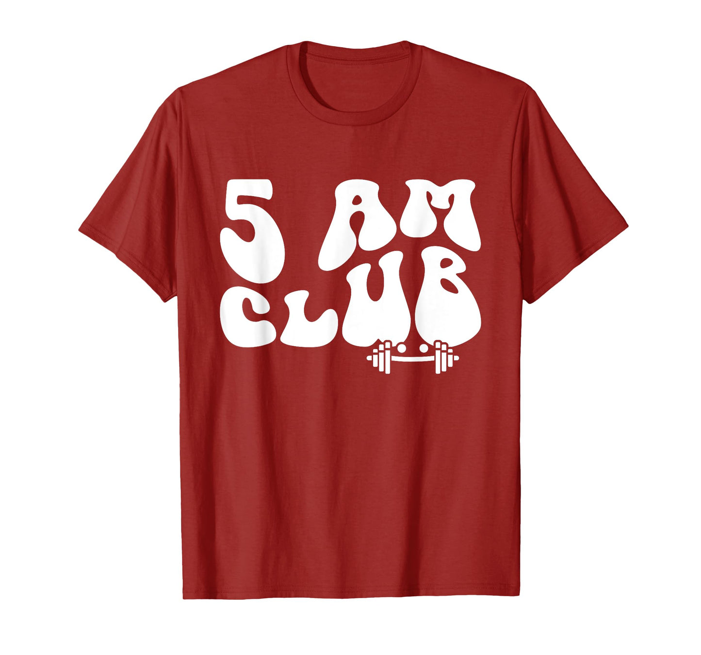5 AM Club Gym Fitness & Workout Crew T-Shirt