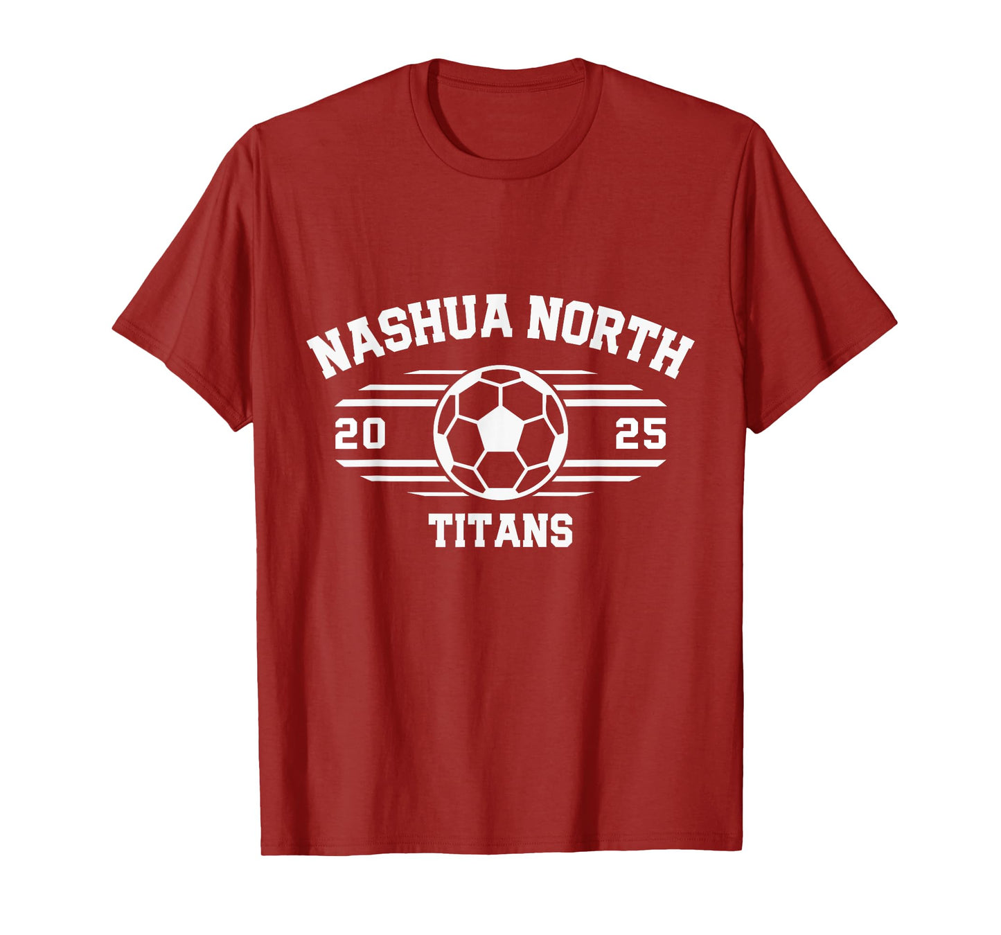 Nashua North Titans Soccer Ball 2025 T-Shirt