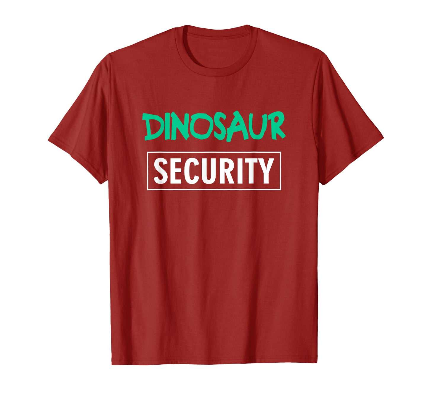 Dinosaur Security Parents Dads Moms Funny Halloween Costume T-Shirt