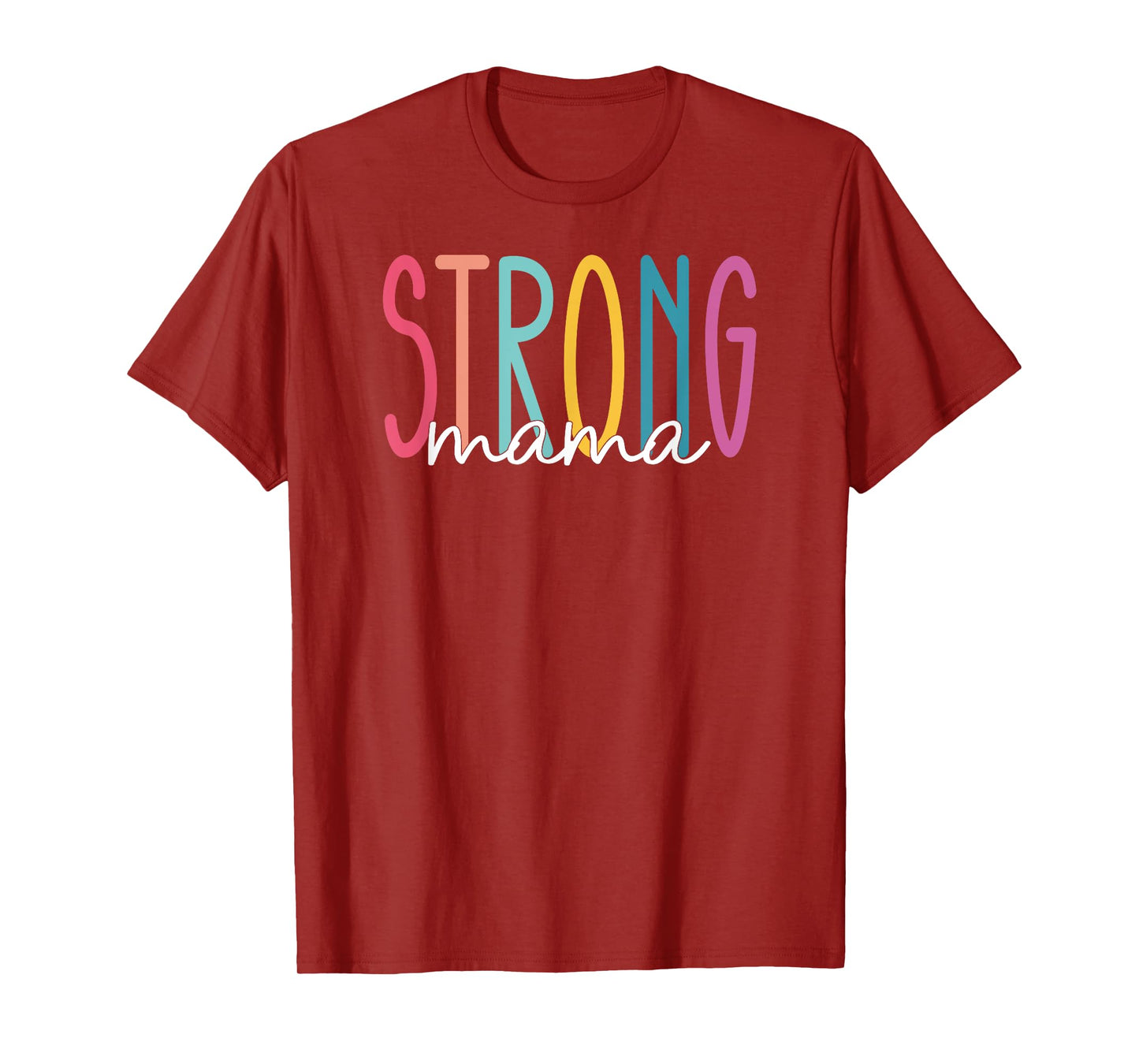 Strong Mama Mom Workout Gym Gift For Women T-Shirt