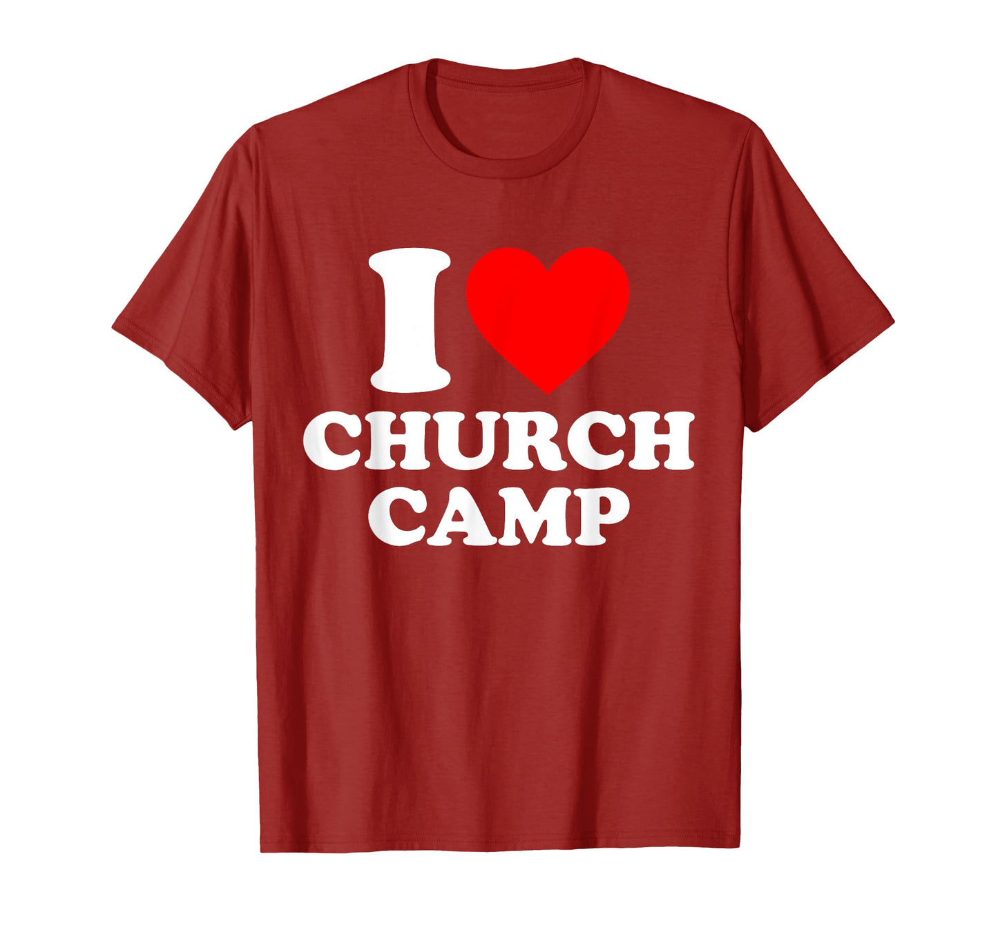 VBS I Love Church Camp Christian Vacation Bible School Jesus T-Shirt