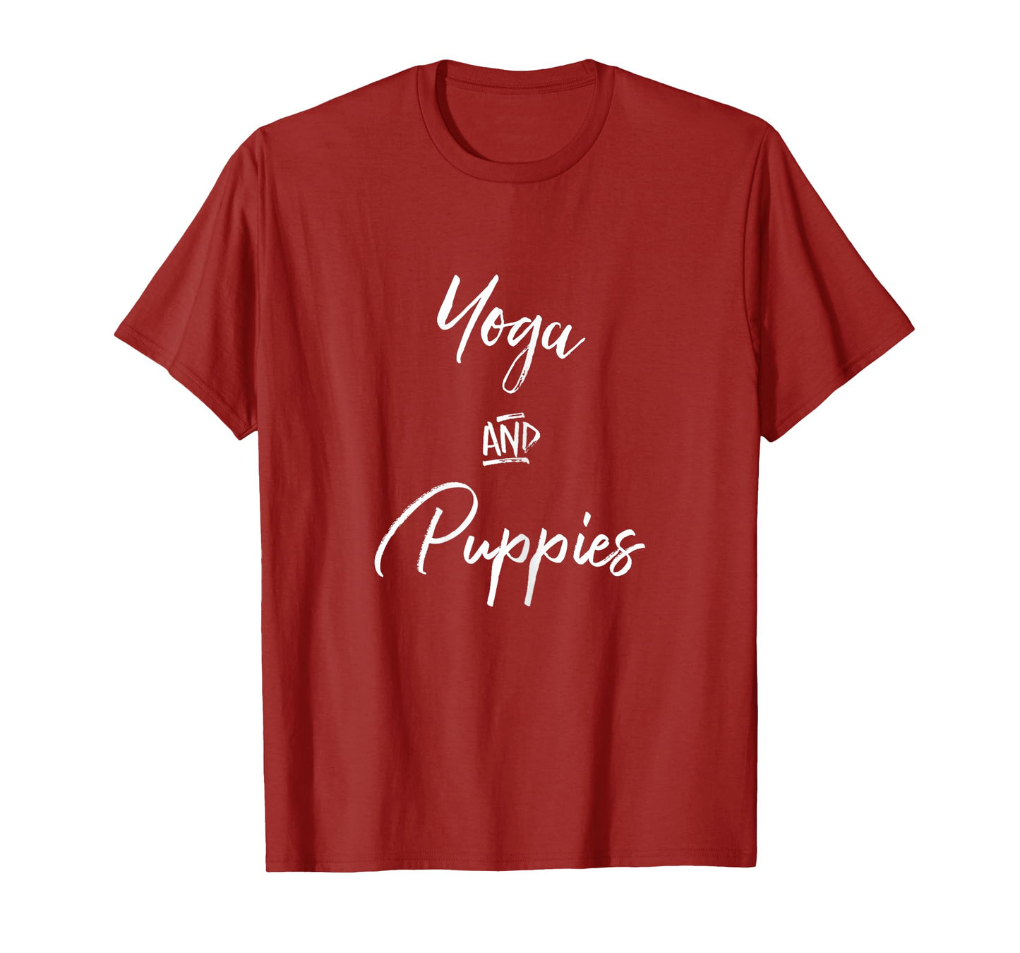 Yoga and Puppies Shirt,Namastay At Home with My Dog Lovers T-Shirt for Women