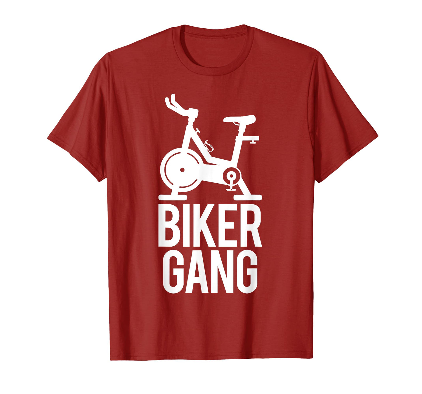 Biker Gang Funny Spin Saying Gym Workout Spinning Class T-Shirt