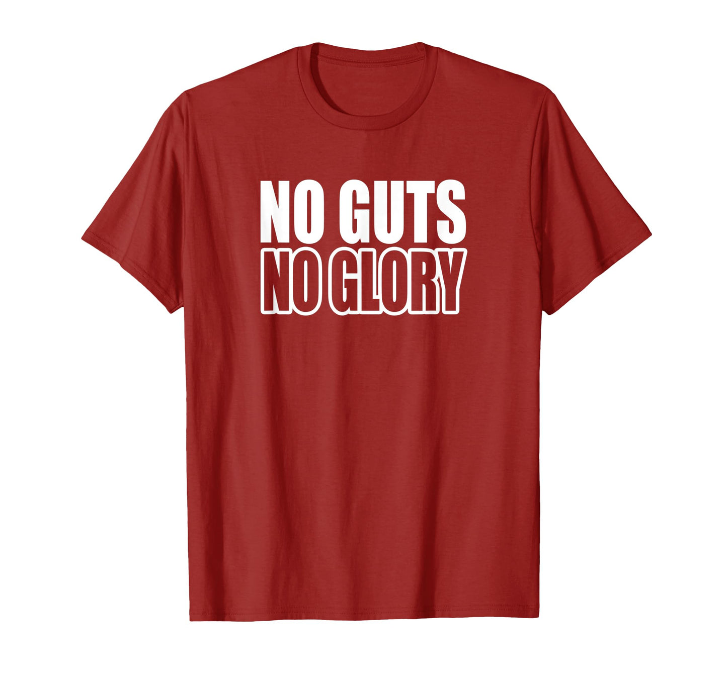 NO GUTS NO GLORY D821 Gym Fitness Workout Bodybuilding Tee T-Shirt