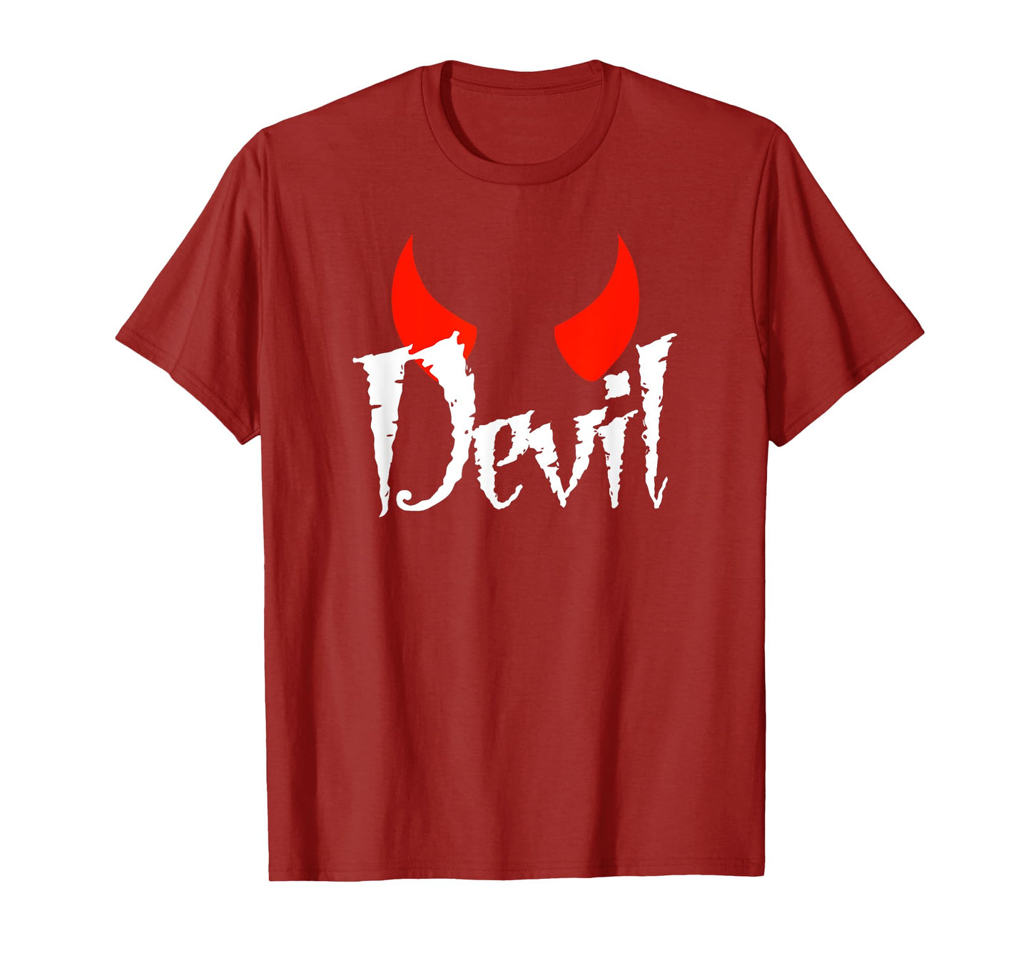 Devil Halloween Matching Couple Girlfriend T-Shirt