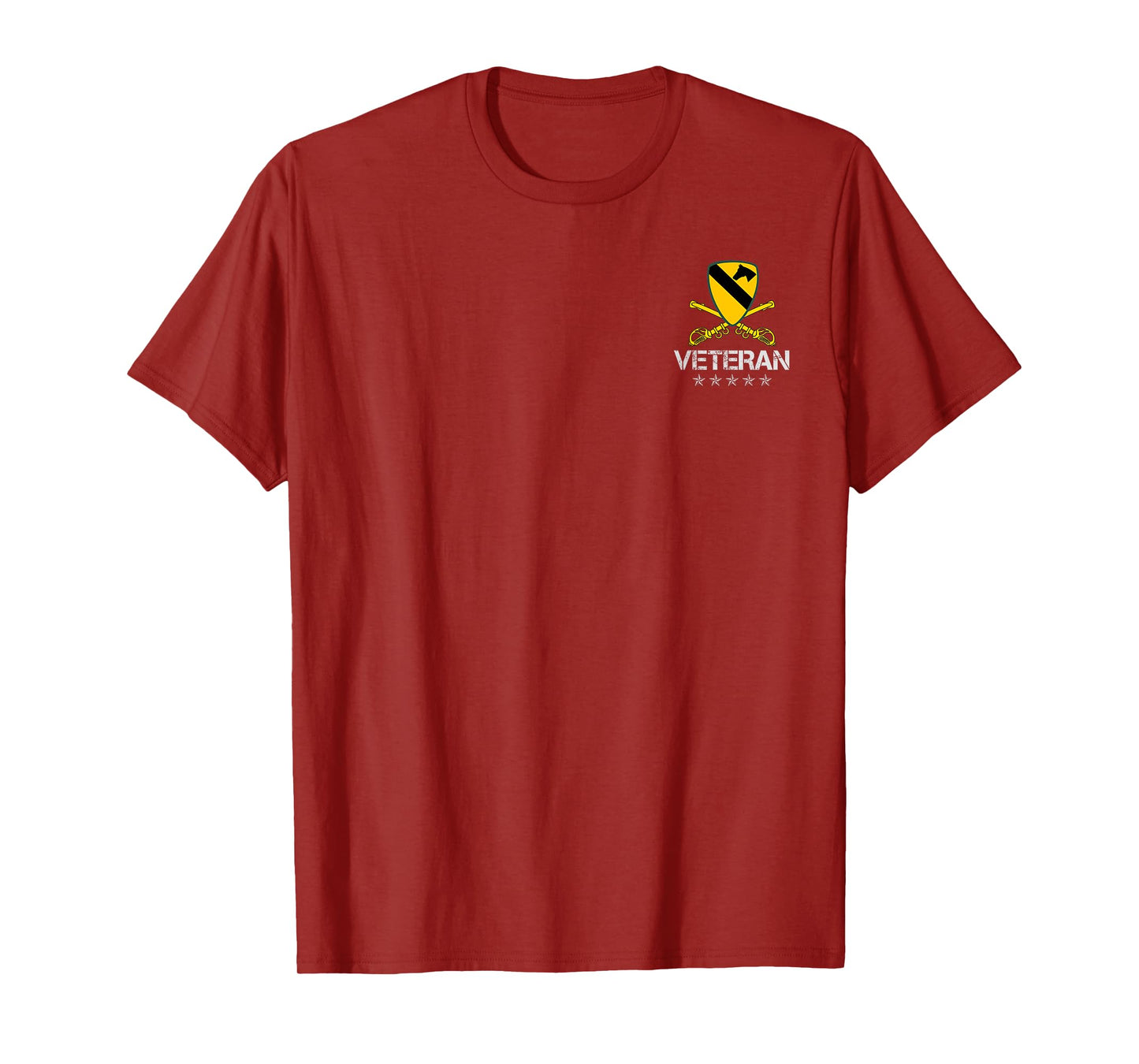 Vintage 1st Cavalry Division Veteran Military Veterans Day T-Shirt