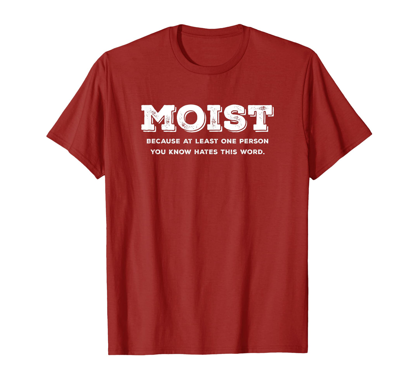 Moist Because At Least One Person You Know Hates This Word T-Shirt