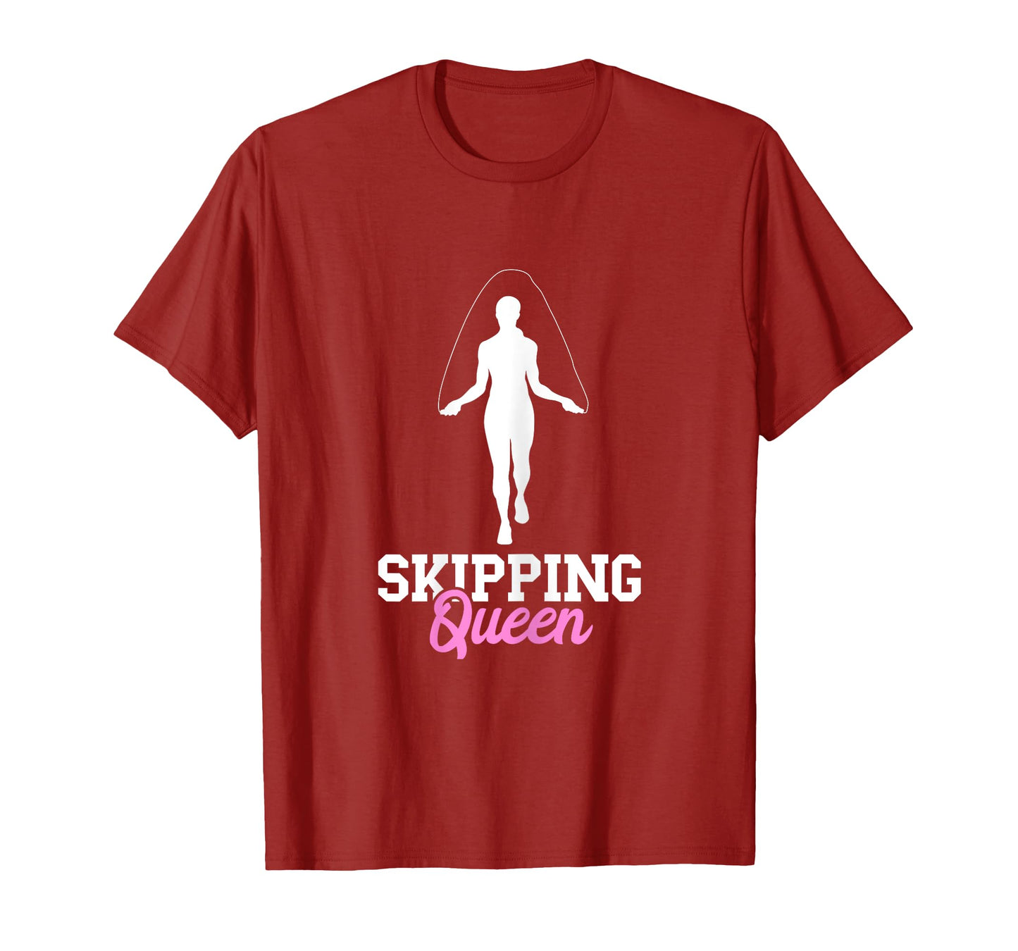 Skipping Queen Rope Jumping Cardio Jump Rope Workout Gym T-Shirt