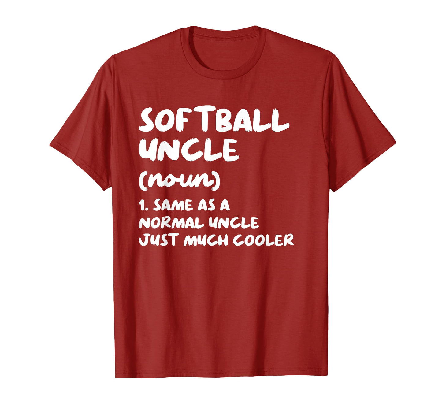 Softball Uncle Definition Funny Sports T-Shirt